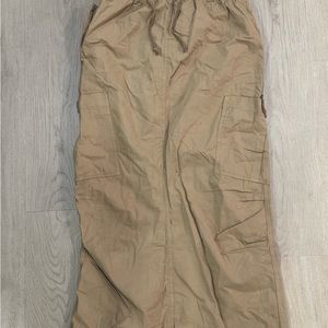 Jaded London Tan Maxi Skirt
